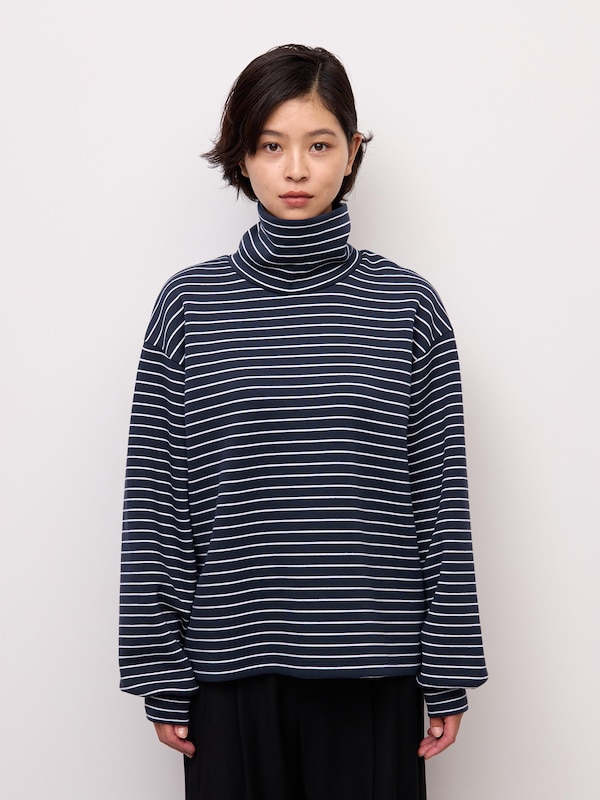 Smooth Sweat High Neck T-Shirt | Long | PF