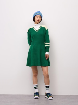 Bi-color Mini Dress | ST