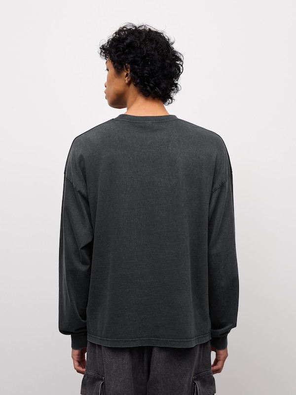 Washed Cotton Boxy T-Shirt | Long | UL