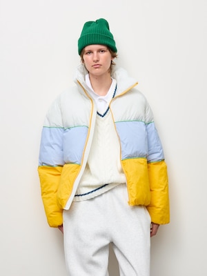 WARM PADDED Stand Jacket | Patterned | ST