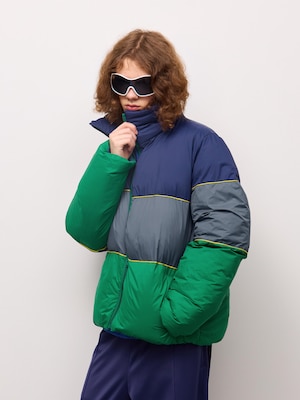 WARM PADDED Stand Jacket | Patterned | ST