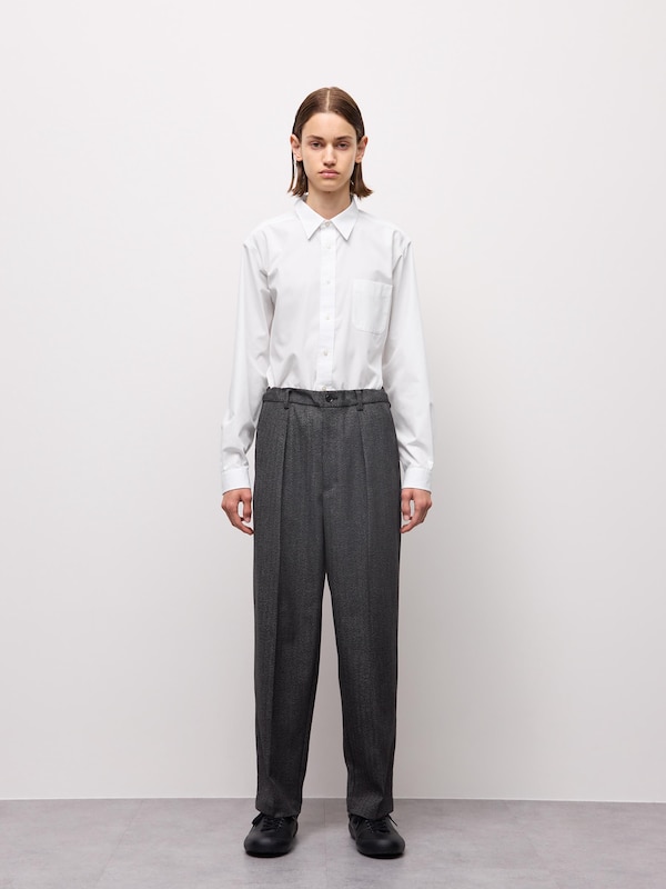 Pleated Tapered Pants | Pattern | MN