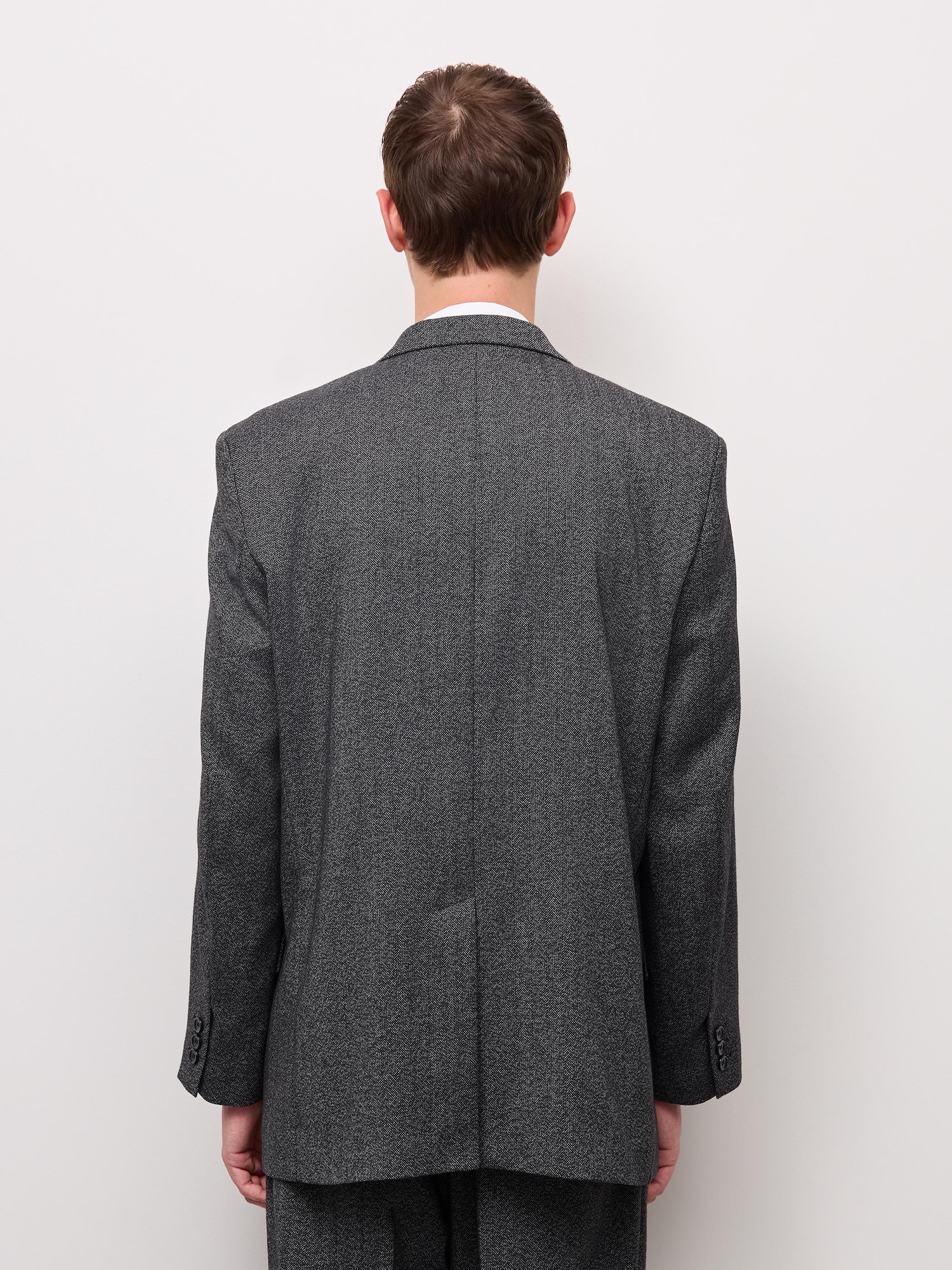 Men's Oversized Tailored Jacket | Patterned | MN | GU US