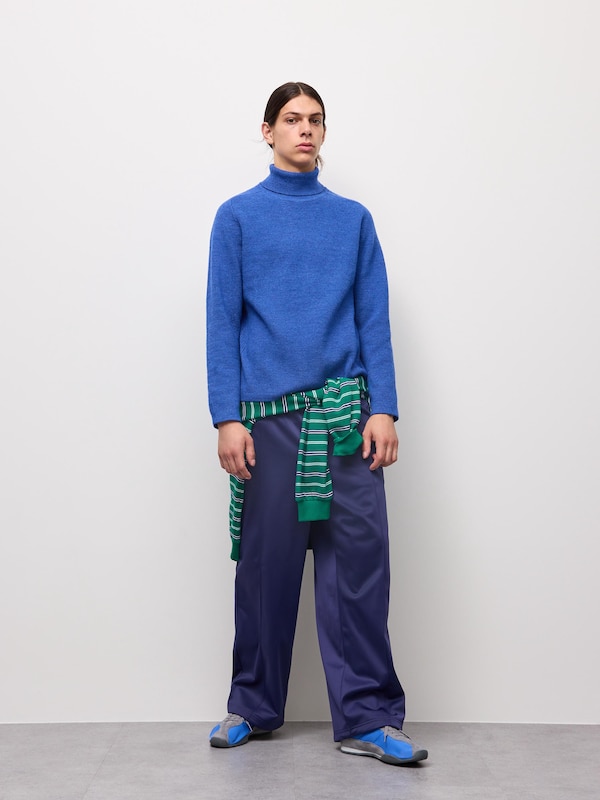 Milano Ribbed Turtleneck Sweater | ST