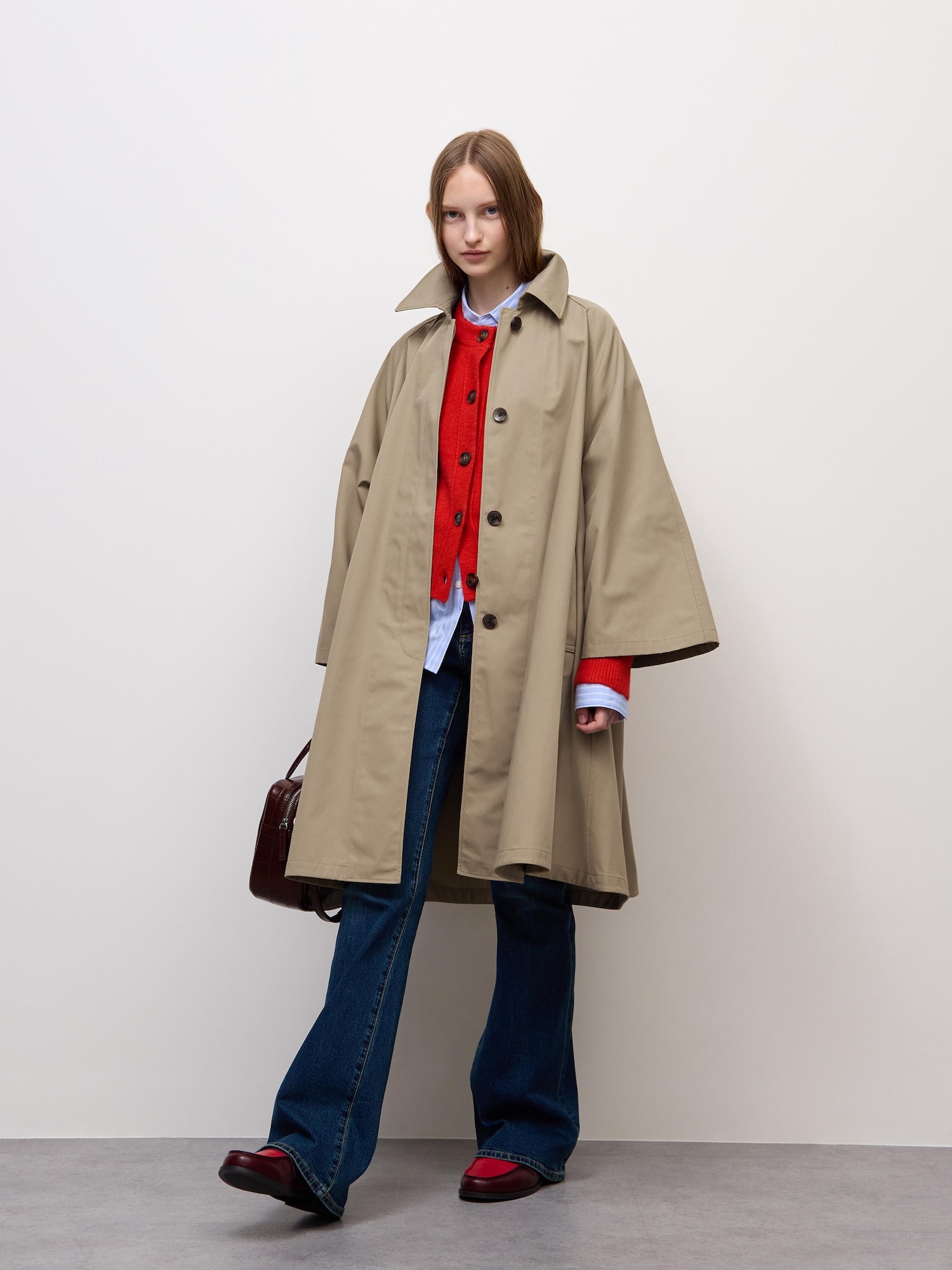 Women's Balmacaan Tent Line Coat | CL | GU US