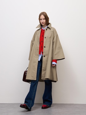 Balmacaan Tent Line Coat | CL
