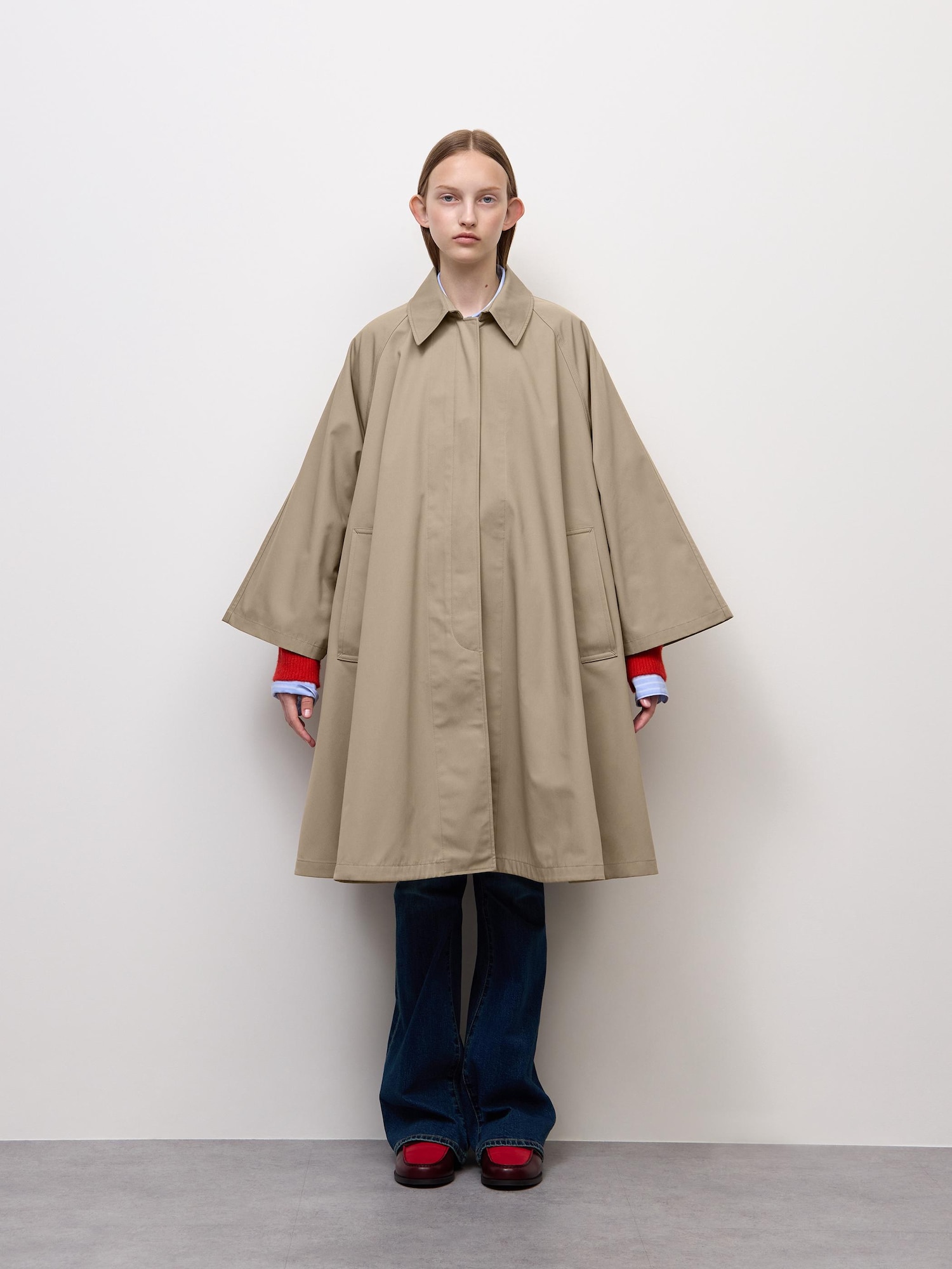 Women's Balmacaan Tent Line Coat | CL | GU US