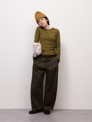 Chino Pleated Barrel Pant | Short | UL