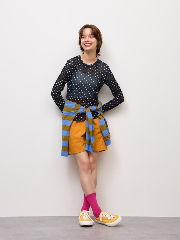 Sheer Dot T-Shirt | Long | PF