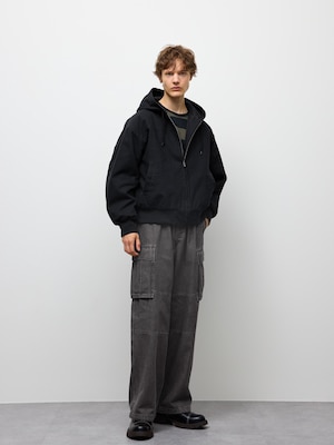 Denim Wide Cargo Pants | Long | UL