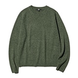 Olive green cashmere sweater