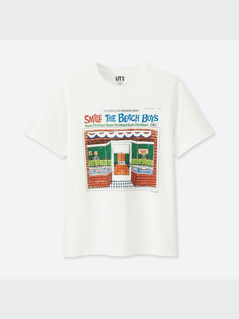 THE BEACH BOYS SMILE Tシャツ Lサイズ　ユニクロ　ＵＴ THE BEACH BOYS SMILE Tシャツ Lサイズ ユニクロ UT - メルカリ