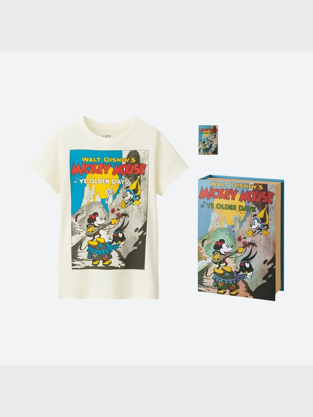 ユニクロ公式 | ディズニー ポスターアートコレクション UT ピンバッジ付き（グラフィックTシャツ・半袖）のレビュー