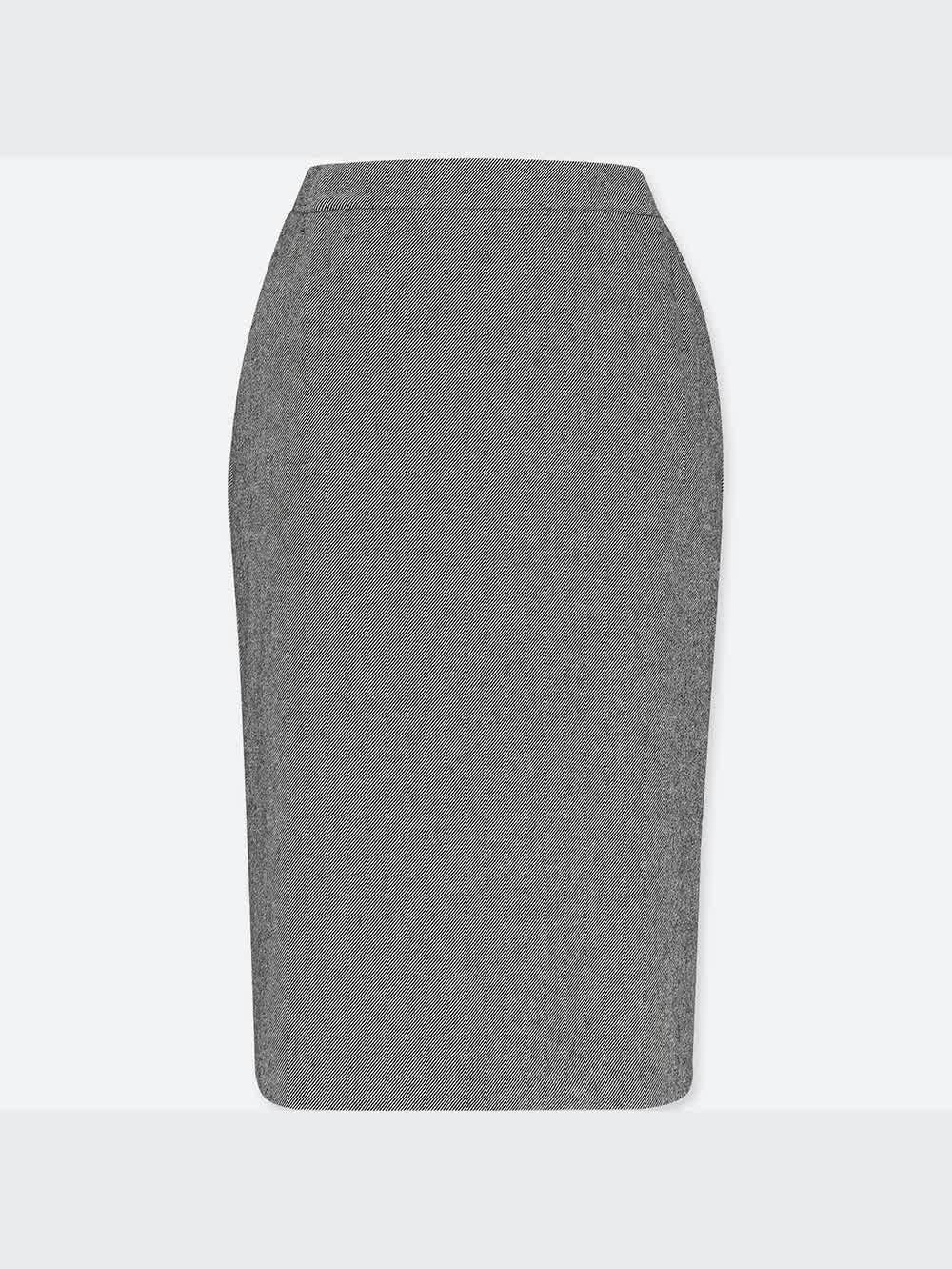 ユニクロ公式 | ハイウエストウールブレンドペンシルスカート（丈標準  