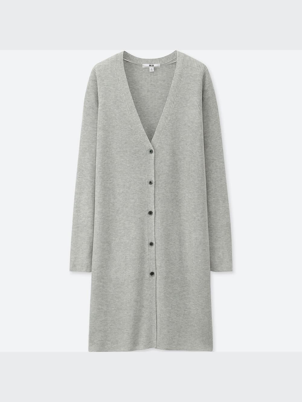 未使用　UNIQLO ユニクロ リブロングカーディガン 長袖 maaiko / UNIQLO(ユニクロ)の「3Dリブロングカーディガン（長袖）」を