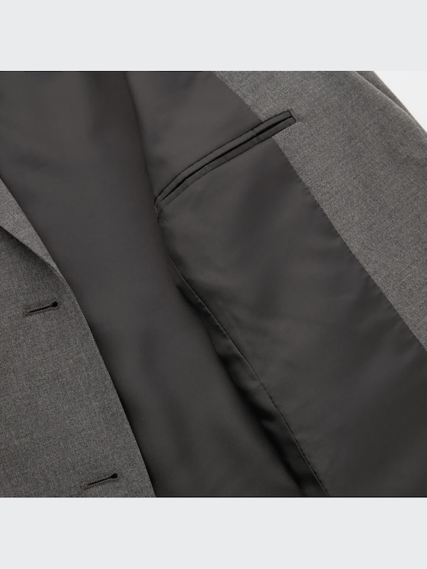 ストレッチテーラードジャケット（無地・ストライプ・2つボタン・ロング丈）20年秋冬モデル