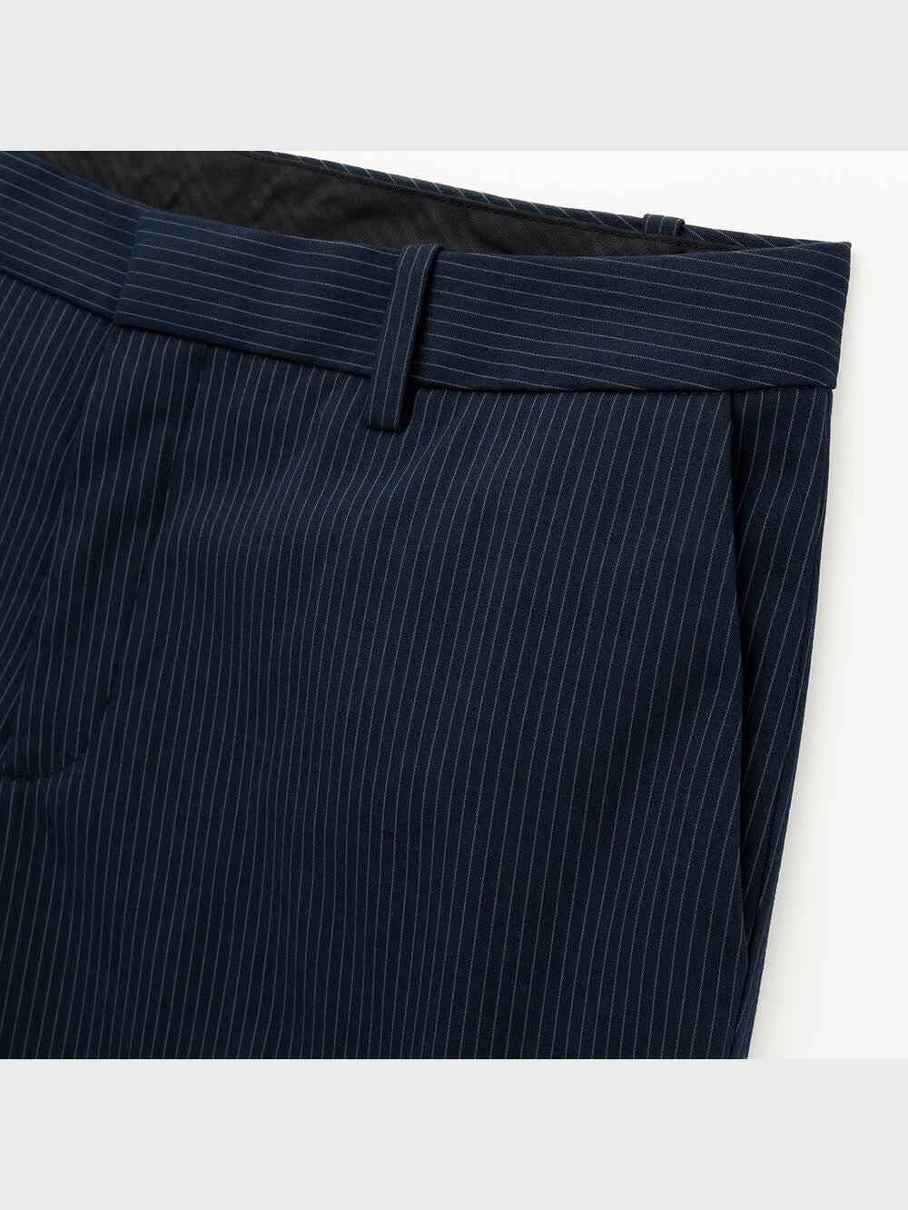 ユニクロ公式 | ストレッチテーパードアンクルパンツ（無地