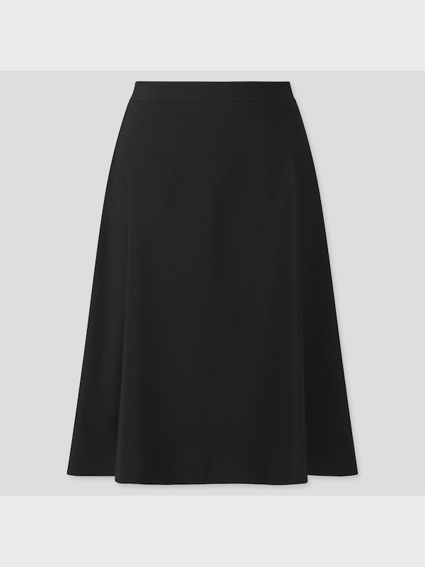 ストレッチフレアスカート（無地・ストライプ・ロング丈・61～63cm）