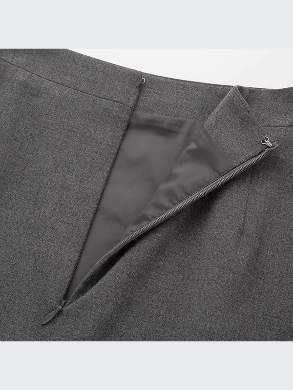 ストレッチフレアスカート（無地・ストライプ・ミドル丈・55～57cm）