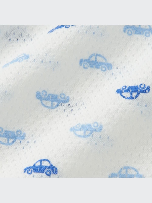 コットンメッシュインナーT（フラワー・半袖・3枚組）