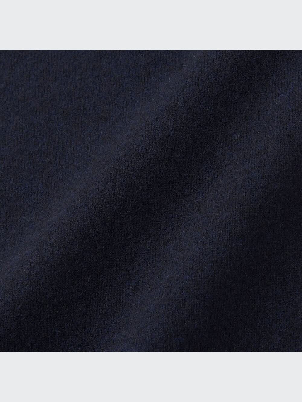 【新品】UNIQLO カシミヤ 100% クルーネックカーディガン ブラック L UNIQLO ユニクロ カシミヤクルーネックショートカーディガン