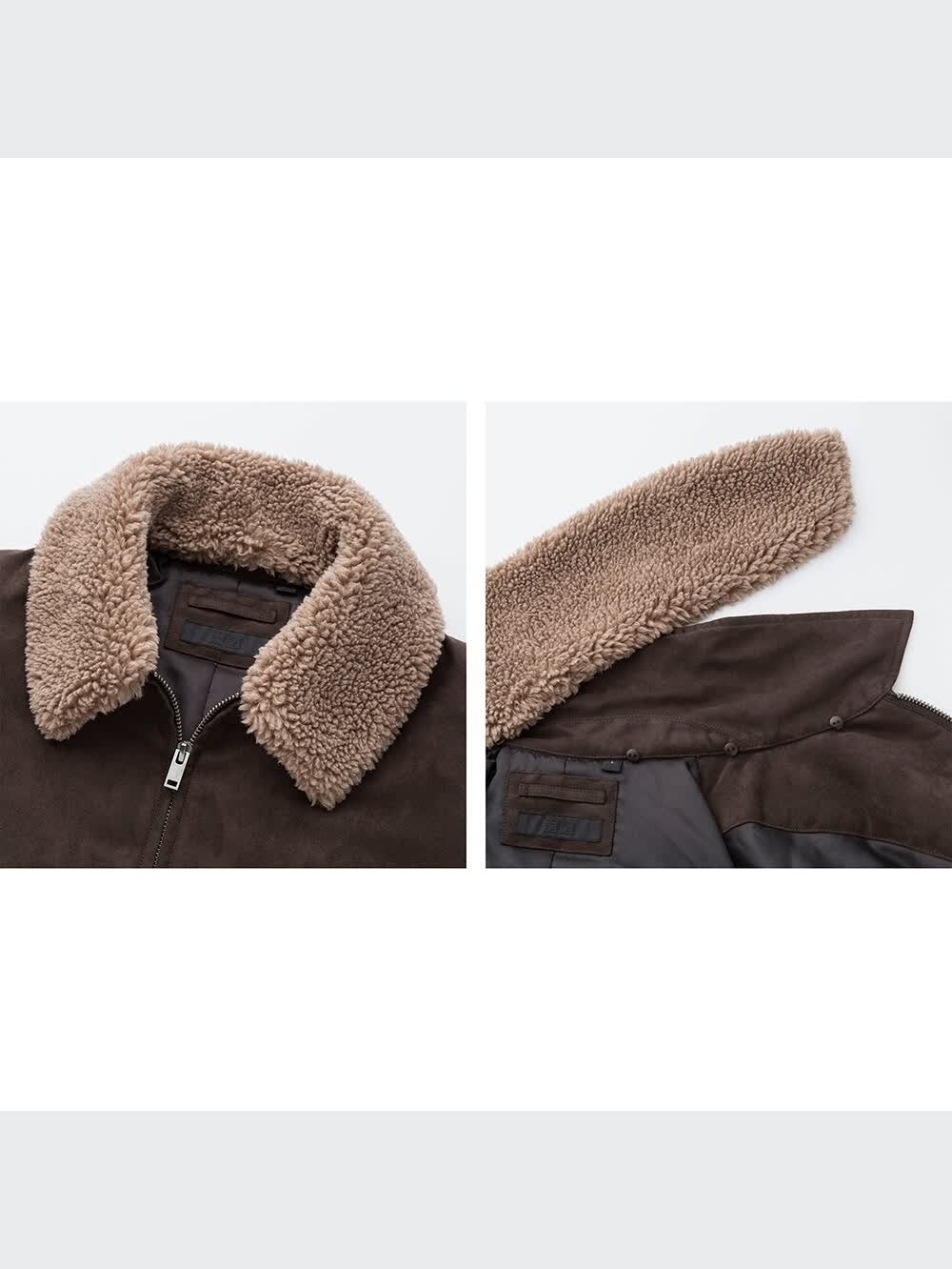 ユニクロ公式 | スウェードタッチリブブルゾン