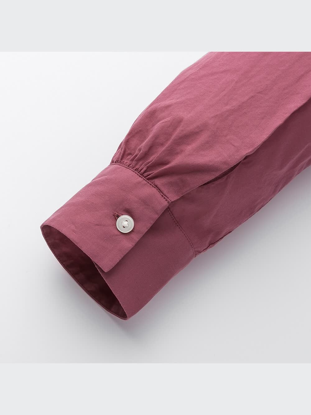 ユニクロ公式 | ソフトコットンスタンドカラーブラウス（長袖）