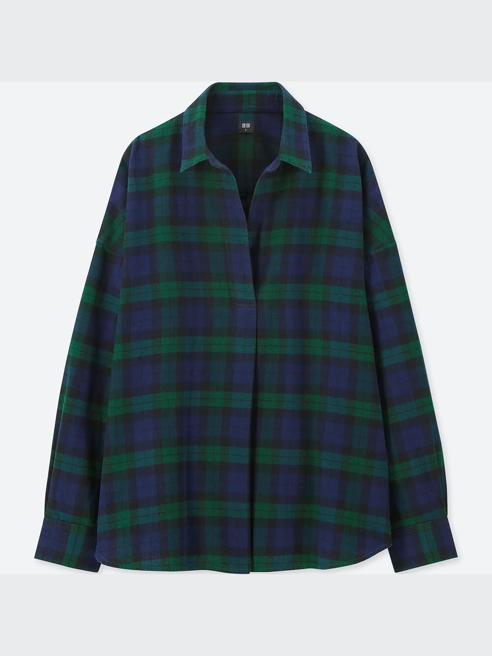ユウページ ユニクロ公式 | フランネルチェックスキッパーシャツ（長袖）のレビュー