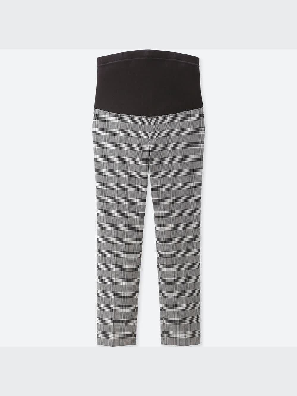英出品 ユニクロ公式 | マタニティEZYアンクルパンツ（グレンチェック）
