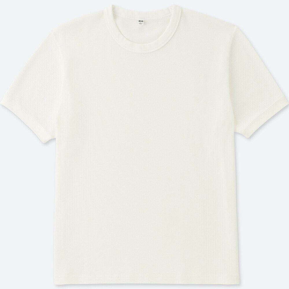 ワッフルクルーネックt 半袖 Men ユニクロ