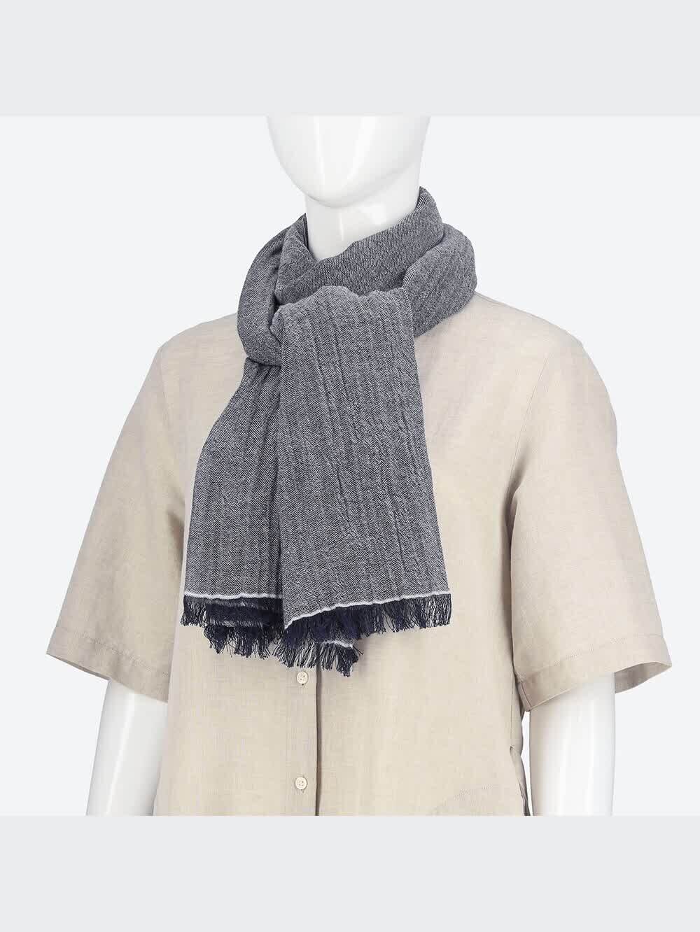 テンダーロイン COTTON STOLE 編込みコットンストール ブラウン テンダーロイン COTTON STOLE 編込みコットンストール ブラウン