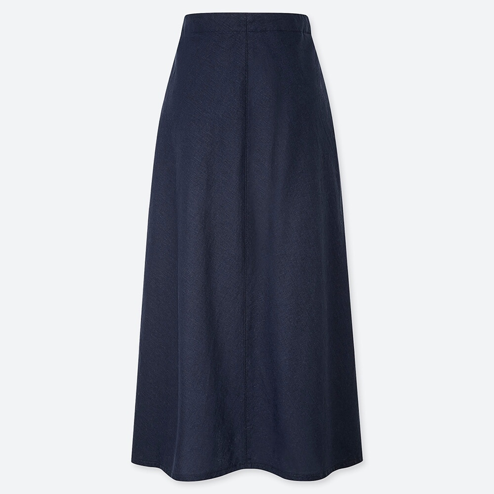 UNIQLO コットンマーメイドロングスカート（ハイウエスト・デニム・丈短め75～79cm） | StyleHint