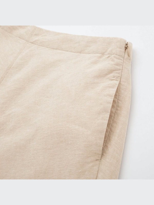 リネンコットンロングスカート（丈標準80～84cm）