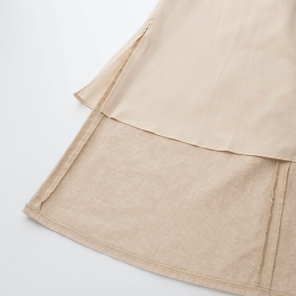 リネンコットンロングスカート 丈標準80 84cm Women ユニクロ
