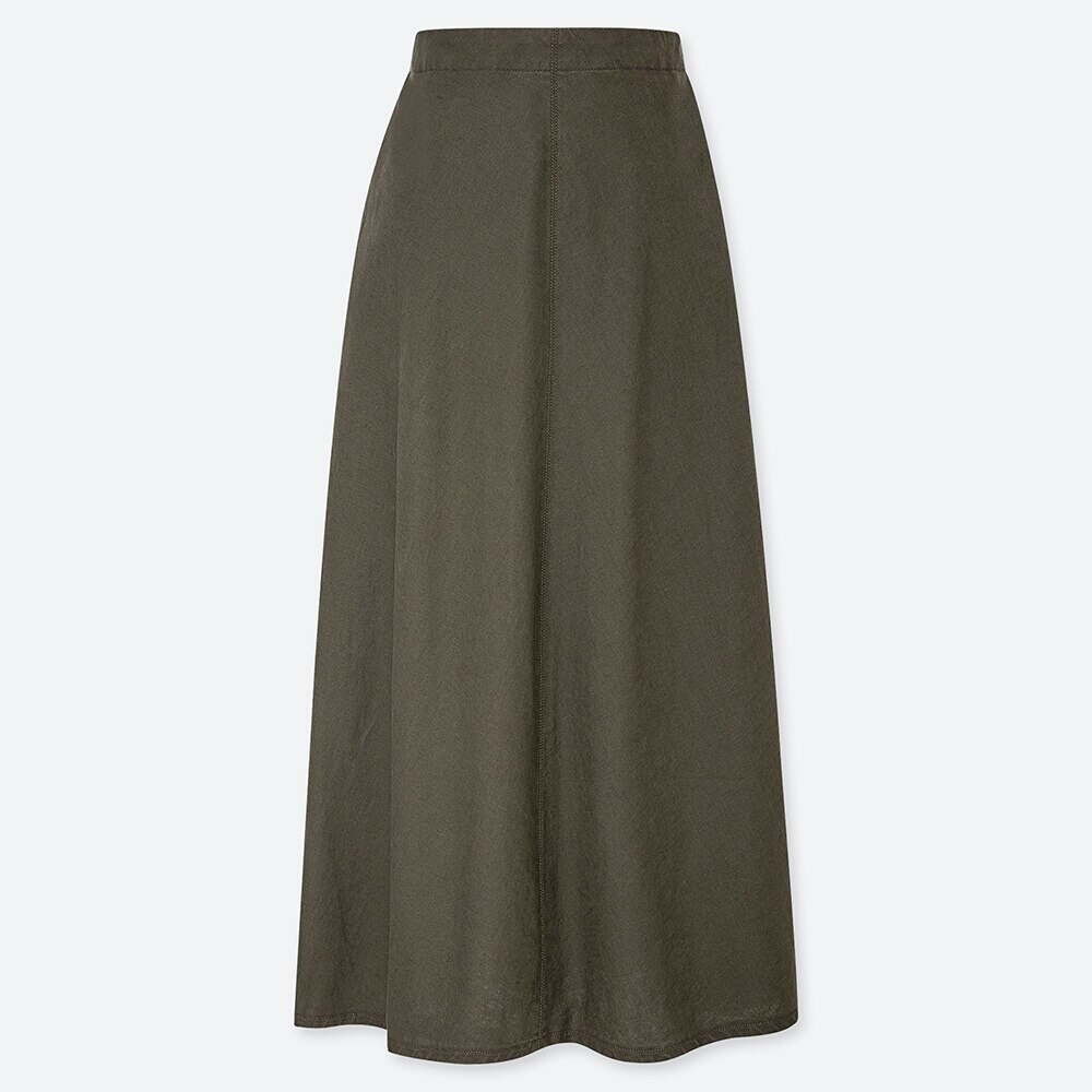 リネンコットンロングスカート 丈標準80 84cm Women ユニクロ