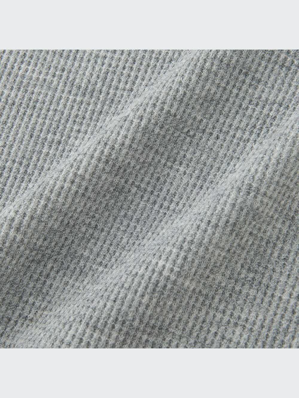 ユニクロ公式 | ワッフルヘンリーネックT（長袖）