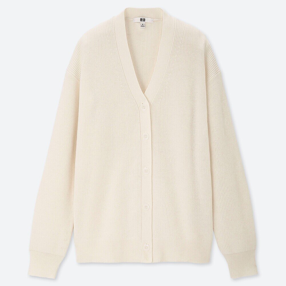 お客様のレビュー コットンカシミヤvネックカーディガン 長袖 ユニクロ