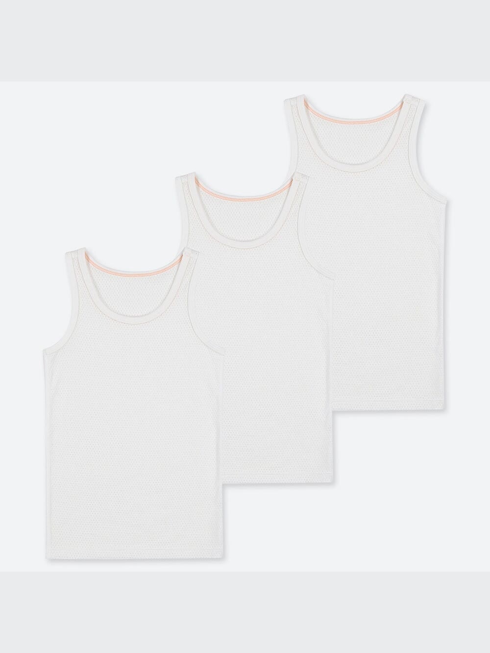 ユニクロ公式 | コットンメッシュタンクトップ（3枚組）
