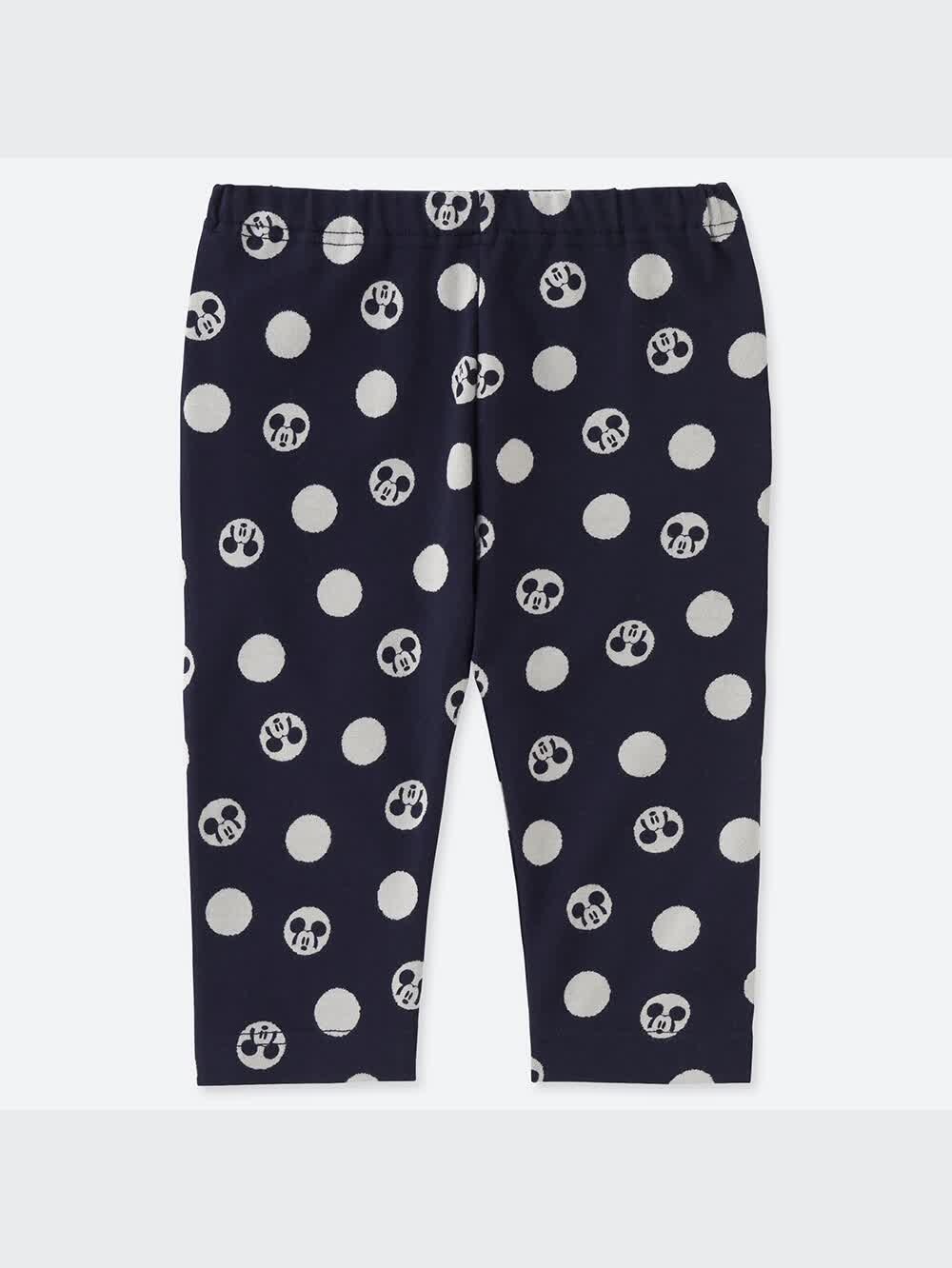 ユニクロ公式 | ミッキー ブルー レギンス（7分丈）