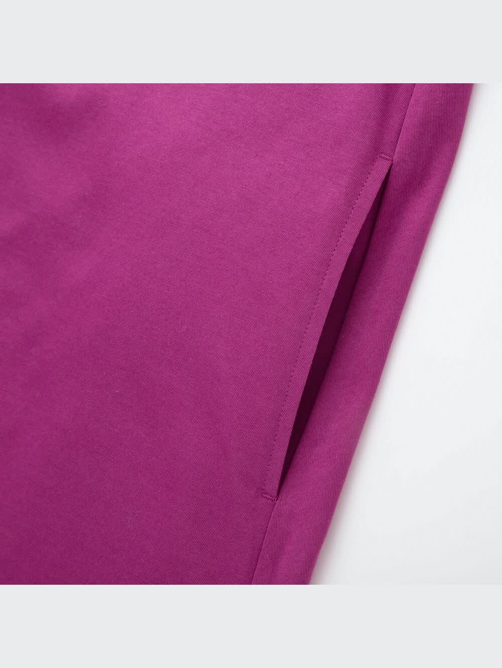 らさら ユニクロ公式 | マーセライズコットンAラインロングワンピース