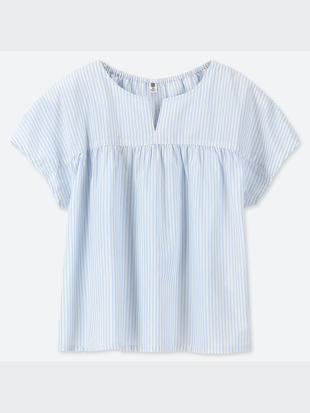 こーじ ユニクロ公式 | GIRLS ストライプブラウス（半袖）