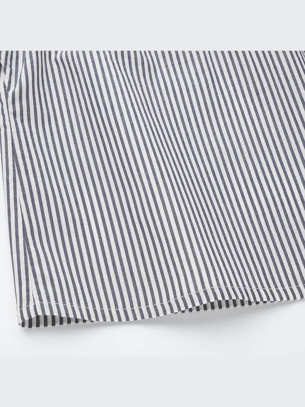 ユニクロ公式 | GIRLS ストライプブラウス（半袖）