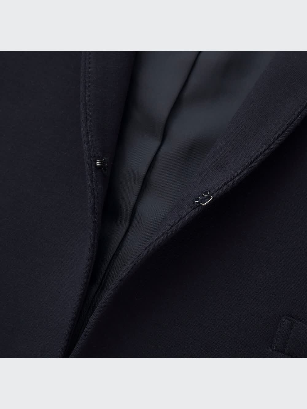 ユニクロ公式 | ポンチノーカラージャケット