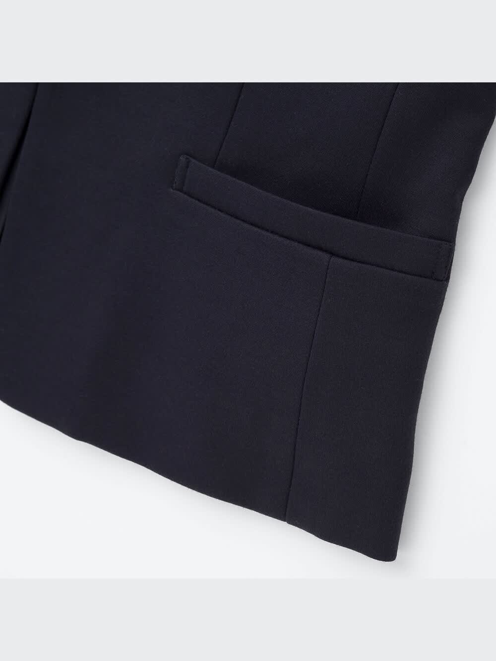 ユニクロ公式 | ポンチノーカラージャケット