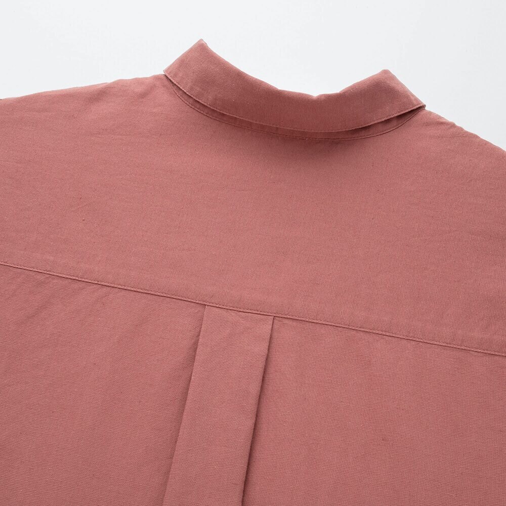 リネンブレンドワンピース 7分袖 丈標準95 5 105 5cm Women ユニクロ