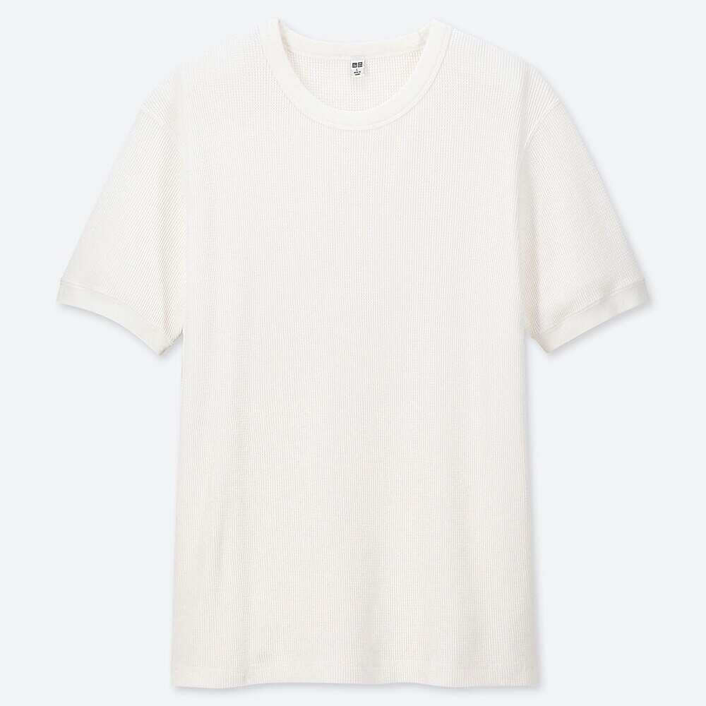 ワッフルクルーネックt 半袖 Men ユニクロ