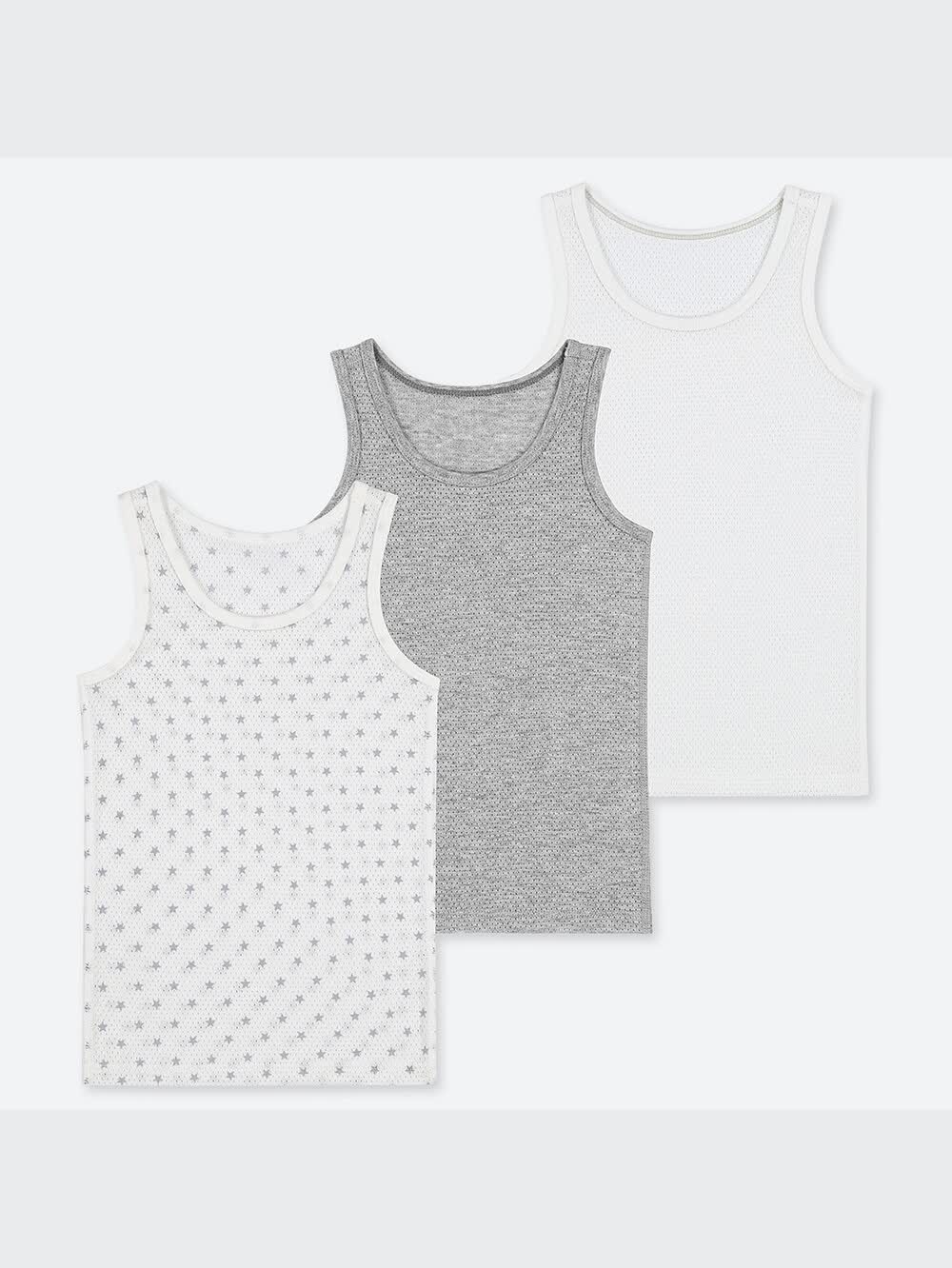 ユニクロ コットンメッシュタンク タンクトップ　110サイズ 1枚 ユニクロ公式 | コットンメッシュタンクトップ⁄2枚組