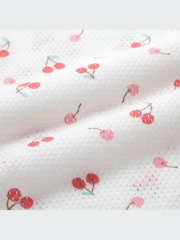 コットンメッシュキャミソール（チェリー・3枚組）