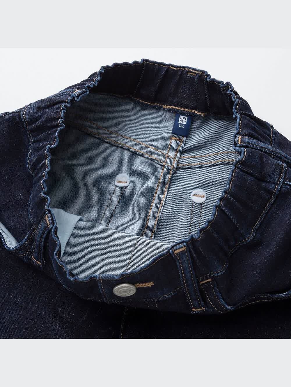 ユニクロ公式 | GIRLS ウルトラストレッチデニムリラックスフィット