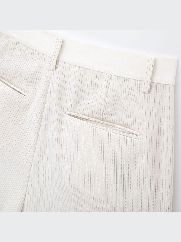 EZYタックアンクルパンツ（ストライプ・丈標準64～66cm）